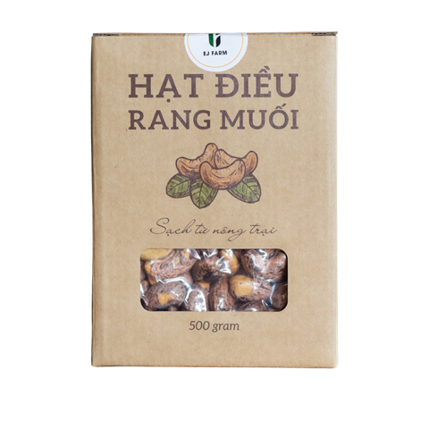  Hạt điều rang muối Ej Farm 400g 