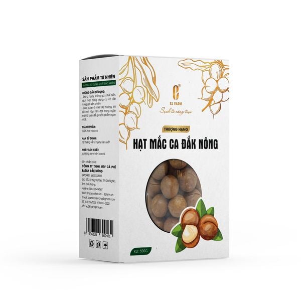 Thành phần dinh dưỡng của hạt mắc ca