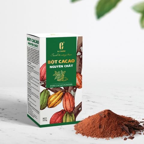  Bột cacao nguyên chất EJ Farm 500g 