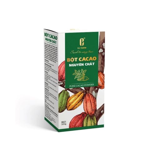  Bột cacao nguyên chất EJ Farm 500g 