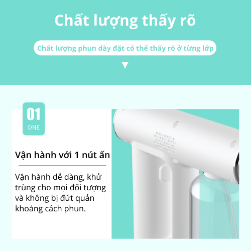 Máy phun sương khử khuẩn nano kết hợp UV diệt virus - NANO SPRAY