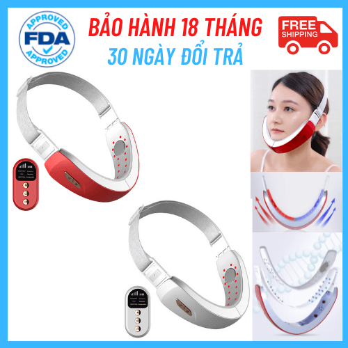 Đai nâng cơ mặt xóa nọng cằm tạo khuôn mặt Vline chuẩn FDA USA - V-FOUR