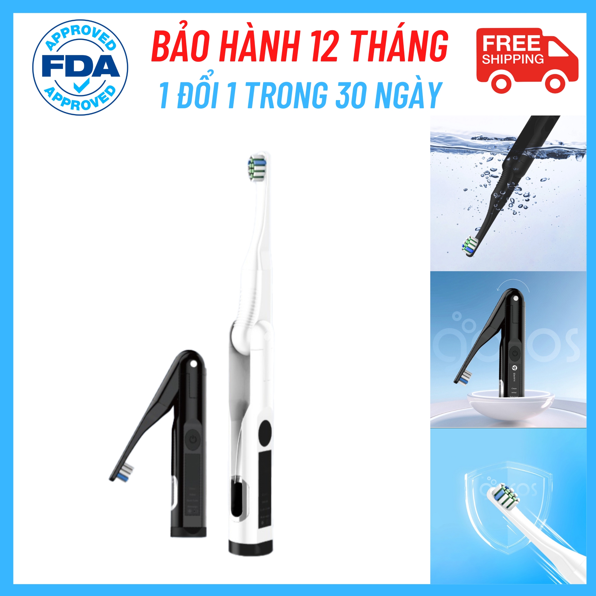 Expert 9000 Electric toothbrush Thiết bị chính hãng CE