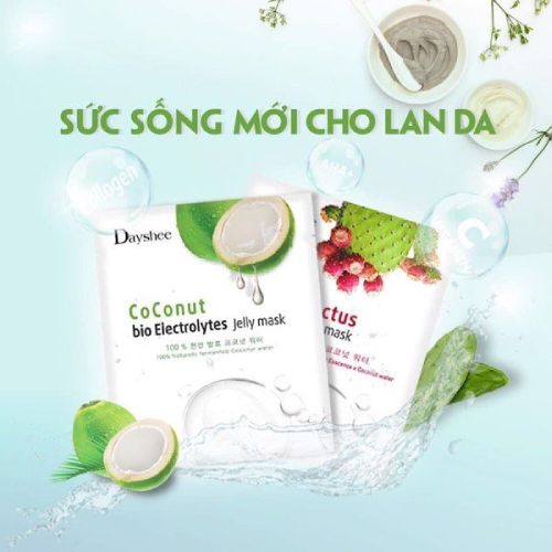 Mặt nạ Nâng cơ Chiết xuất Xương rồng Sa mạc Sahara - SAHARA CACTUS FACE LIFT JELLY MASK [HỘP 5 MIẾNG]