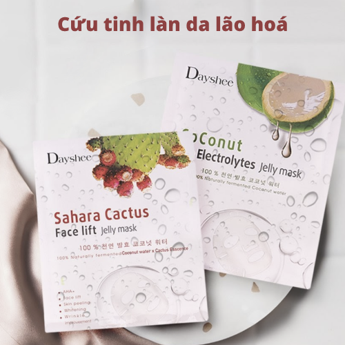 Mặt nạ Nâng cơ Chiết xuất Xương rồng Sa mạc Sahara - SAHARA CACTUS FACE LIFT JELLY MASK [HỘP 5 MIẾNG]