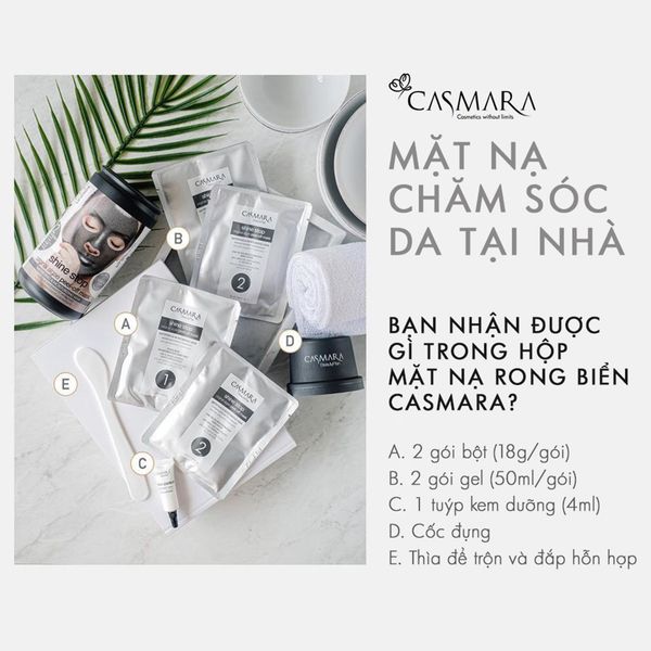 Mặt nạ kiềm dầu, trị mụn Casmara