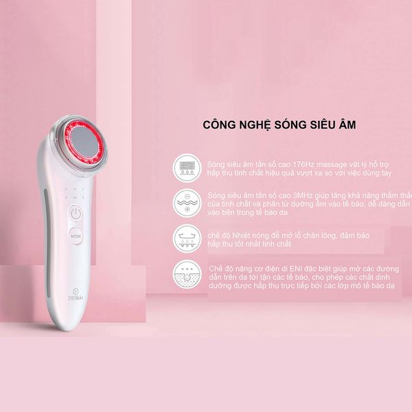 Máy đẩy tinh chất nâng cơ trẻ hoá da 6in1 Nanotime F65U