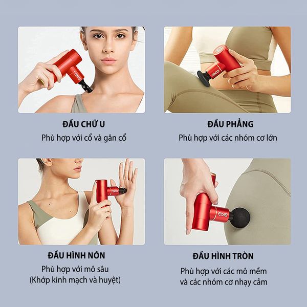 Súng massage body mini F3 - EN SKG KATA