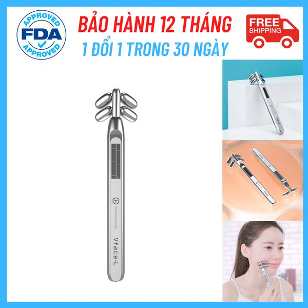 Máy massage nâng cơ tạo khuôn mặt Vline, công nghệ dòng điện sinh học vi điểm Nanotime F83