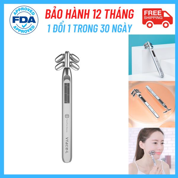 Máy massage nâng cơ tạo khuôn mặt Vline, công nghệ dòng điện sinh học vi điểm Nanotime F83