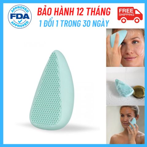 Máy rửa mặt Silicone kháng khuẩn công nghệ hút chân không HoMedics FAC-350