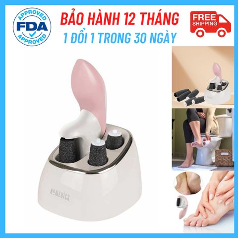 Máy tẩy da chết gót chân siêu mài mòn pin sạc HoMedics PED-1301