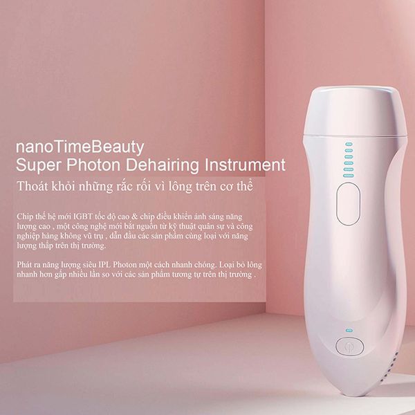 Máy triệt lông trẻ hoá da công nghệ IPL super Photon Nanotime B62F