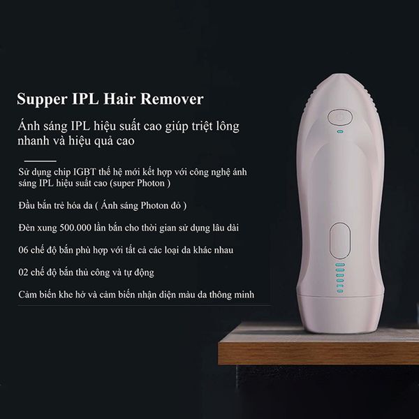 Máy triệt lông trẻ hoá da công nghệ IPL super Photon Nanotime B62F