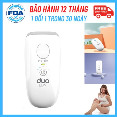 Máy triệt lông cá nhân công nghệ kép IPL&AFT Homedics Duo Lux HH390