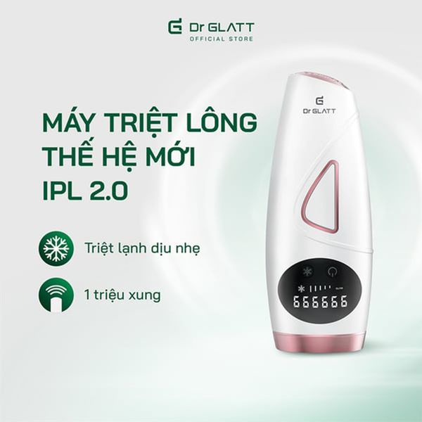 Máy triệt lông thế hệ mới IPL 2.0 DrGlatt