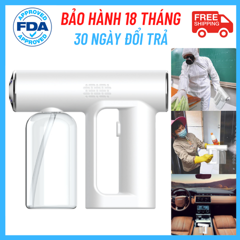 Máy phun sương khử khuẩn nano kết hợp UV diệt virus, vi khuẩn, công suất cao - NANO SPRAY