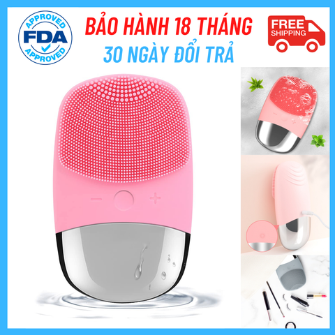 Máy rửa mặt Kết hợp điện di kháng nước IPX7 100% Silicone cao cấp - InFace Plus