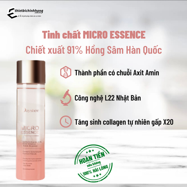 Tinh chất làm đẹp da 91% Hồng Sâm Hàn Quốc - MICRO ESSENCE