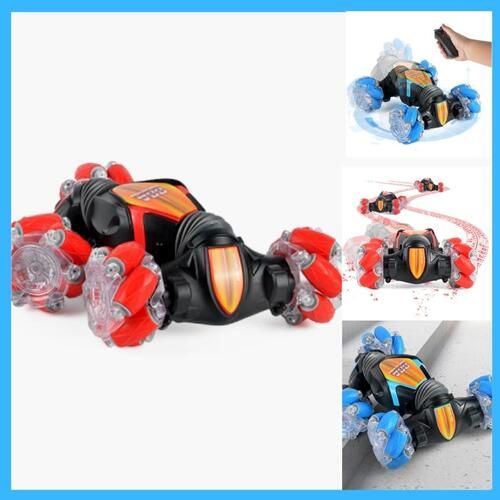 Xe đồ chơi vận động cảm biến biến hình 360 có đèn LED - CE 88A