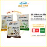  Cát vệ sinh cho mèo Gold Cat 8L siêu khử mùi vón cục | Cát Nhật Cao Cấp 