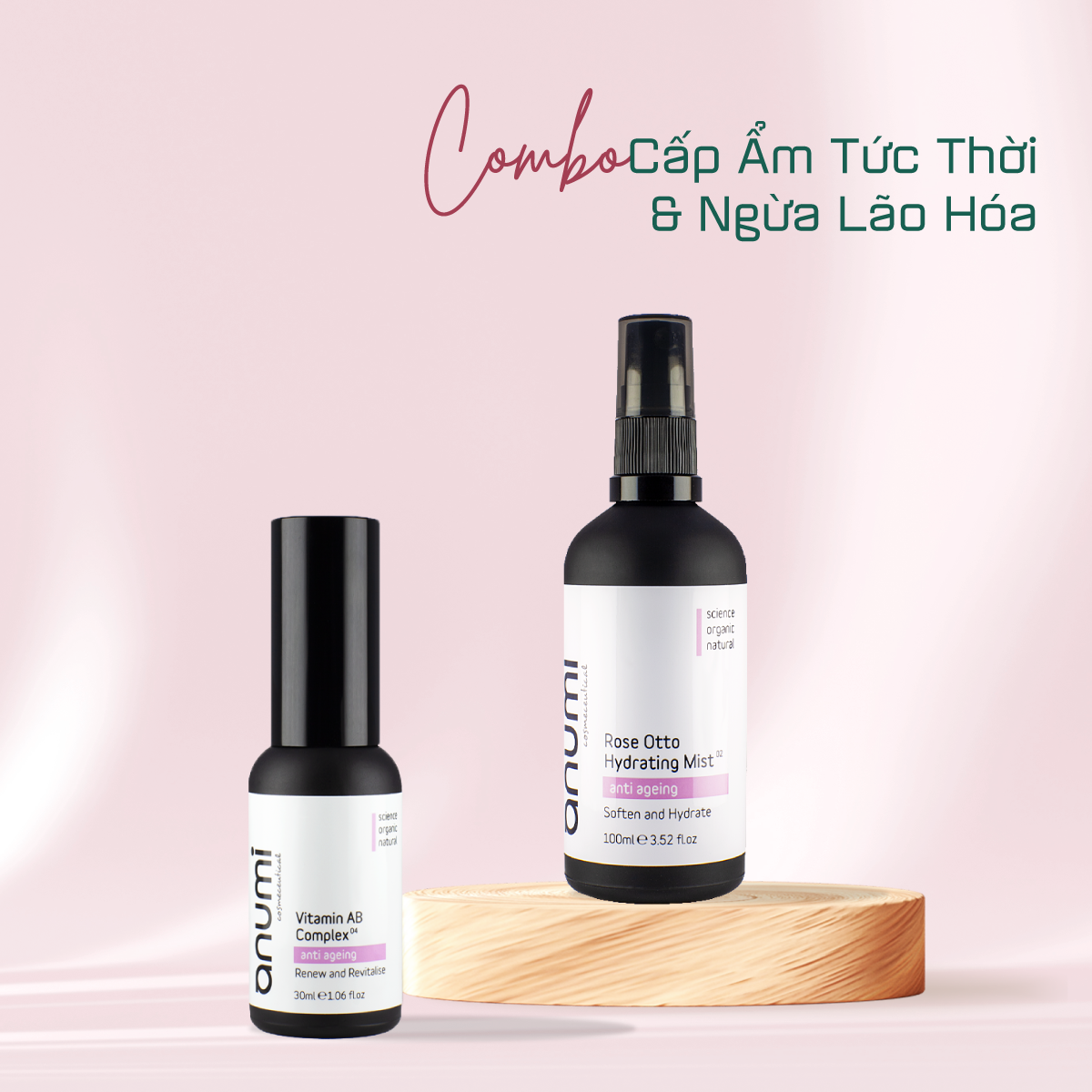  Combo Cấp Ẩm Tức Thời & Ngừa Lão Hóa (2) 