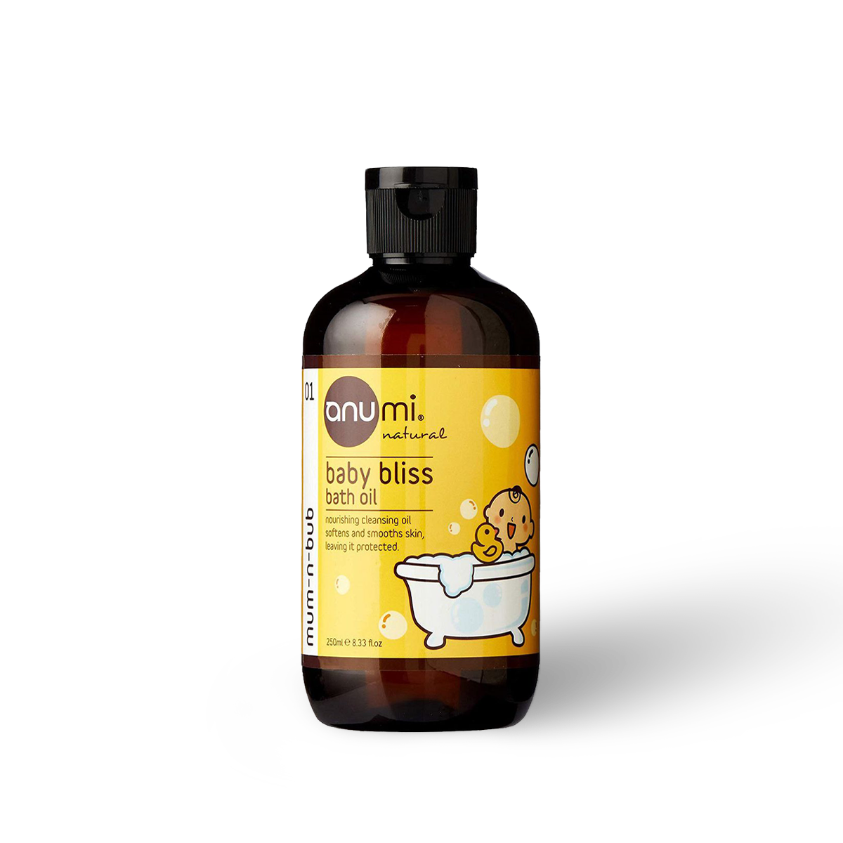  Dầu Tắm Thiên Nhiên Cung Cấp Hàng Rào Bảo Vệ Da Cho Bé Anumi Baby Bliss- Bath Oil 250mL 