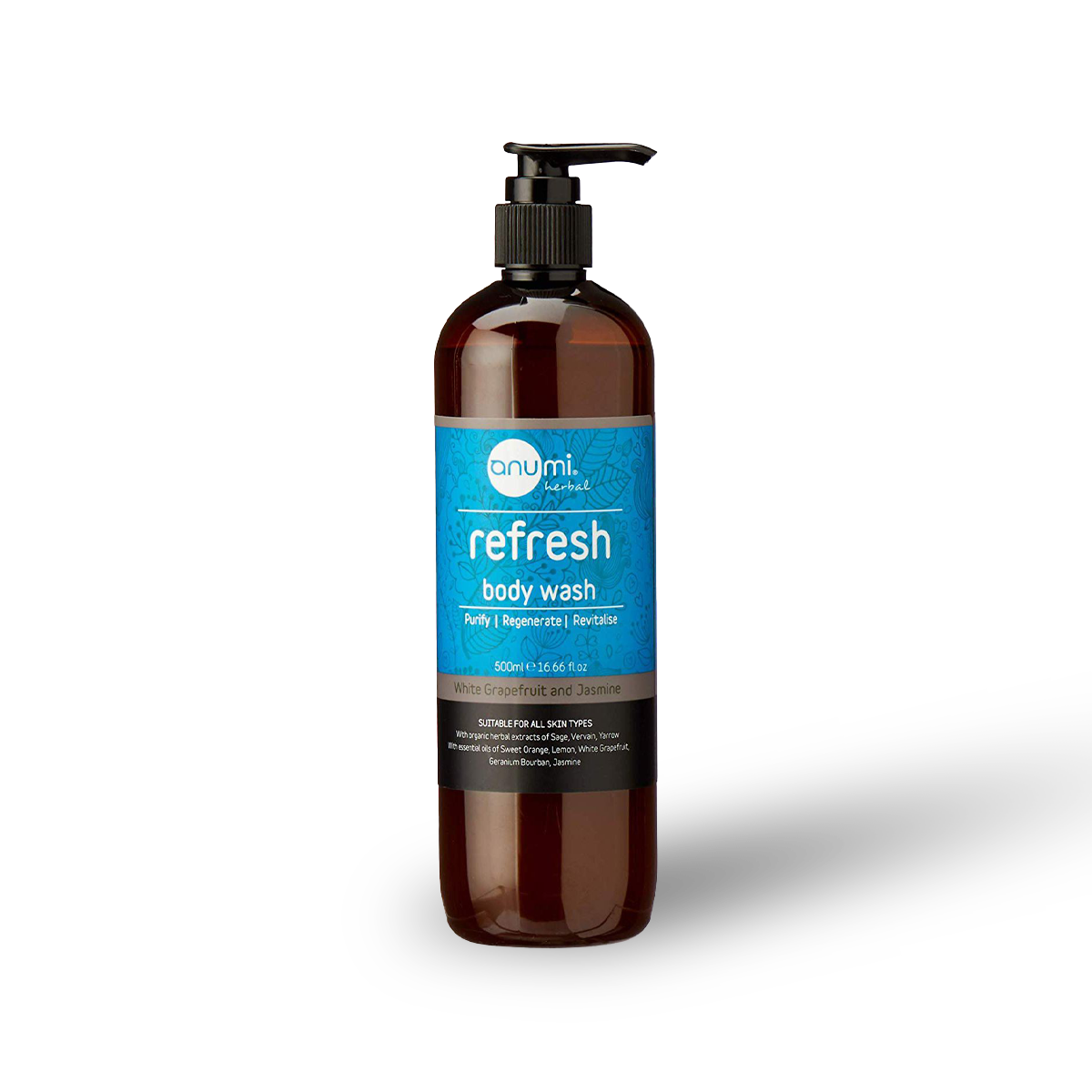  Sữa Tắm Thảo Mộc Anumi Refresh - Body Wash 500ML 