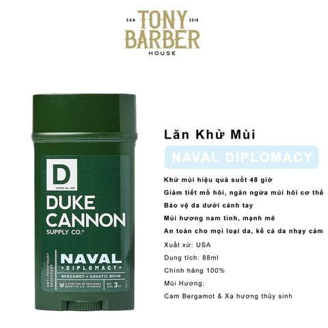 Lăn khử mùi Duke Cannon Anti-Perspirant Deodorant Naval Diplomacy