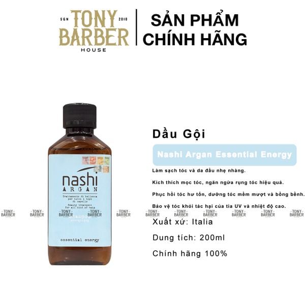 Dầu Gội Chống Rụng Tóc Nashi Argan Essential Energy