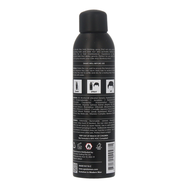 Gôm xịt tóc Apestomen Anti Gravity Extreme Hold Spray