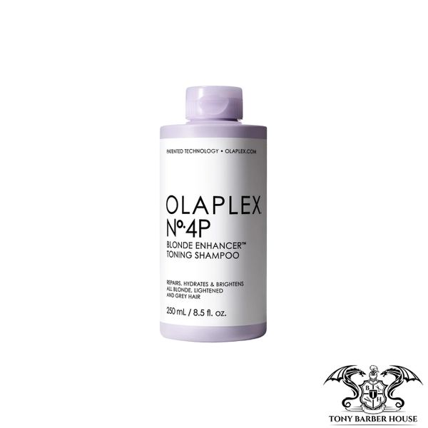 Dầu Gội Tím Olaplex No.4P Blonde Enhancer Toning Shampoo 250ml - Làm Sáng Và Đều Màu Tóc