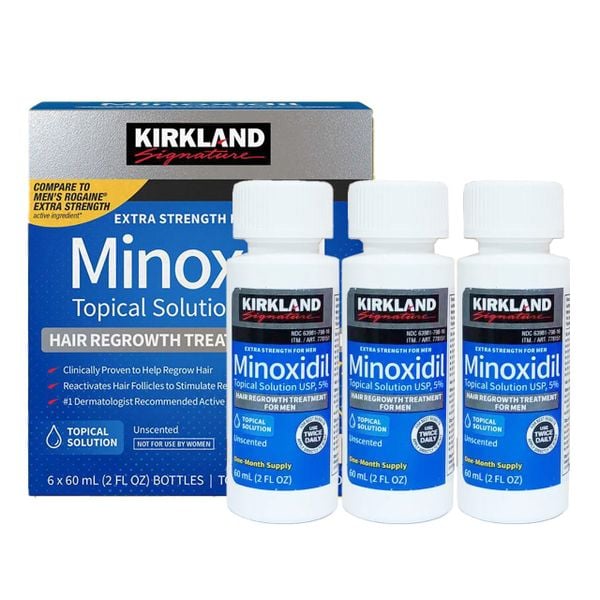 Dung dịch kích mọc râu Kirkland Minoxidil 5% dạng nước