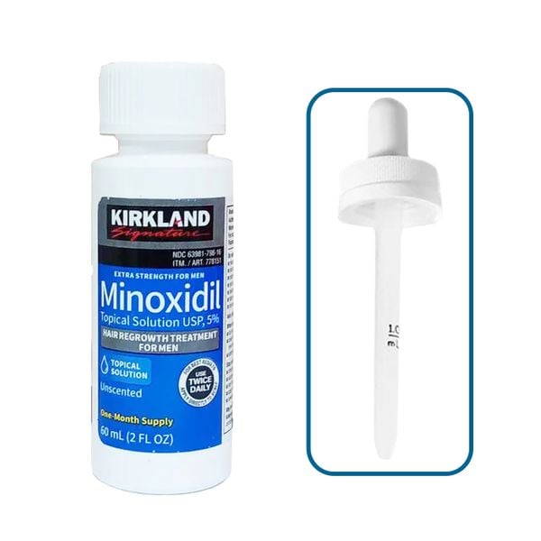 Dung dịch kích mọc râu Kirkland Minoxidil 5% dạng nước