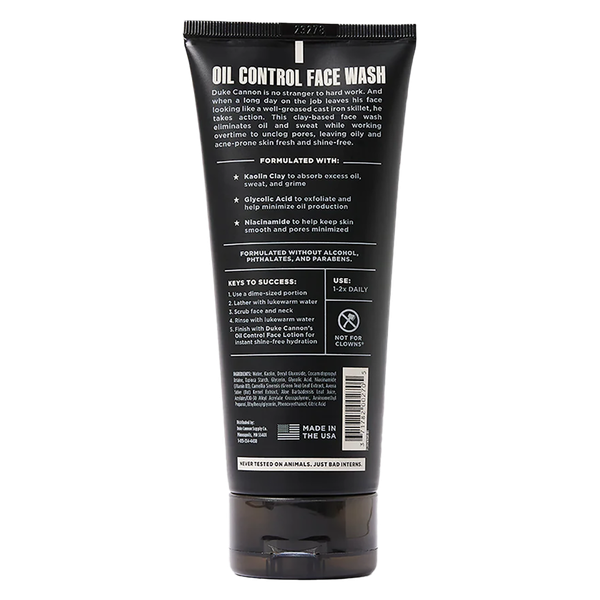 Sữa rửa mặt Duke Cannon Oil Control Face Wash