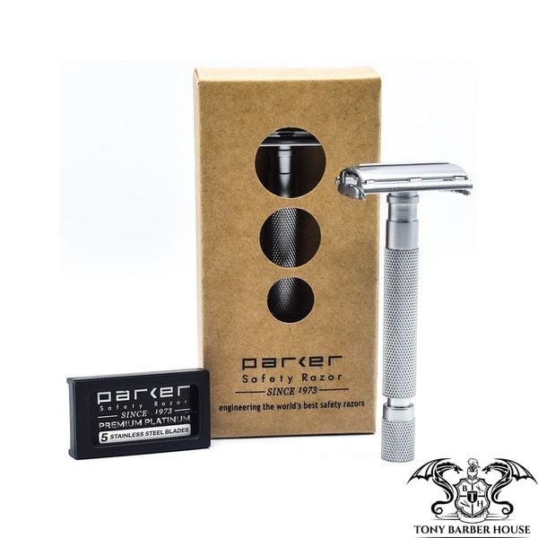 Dao Cạo Râu Parker 74R Safety Razor – Satin Chrome