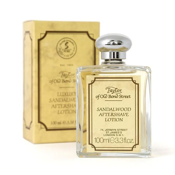 Dưỡng da sau cạo râu Taylor of Old Bond Street Sandalwood Aftershave Lotion