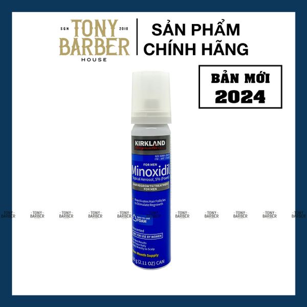 Dung dịch kích mọc râu Kirkland Minoxidil dạng bọt 5%