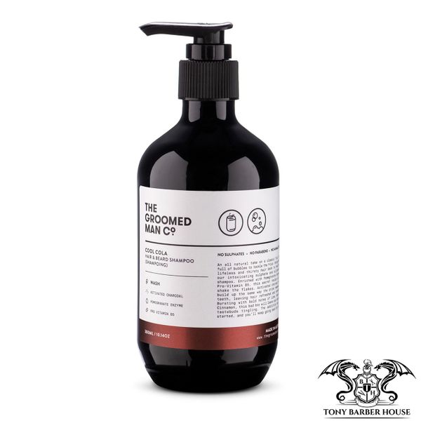 Dầu gội The Groomed Man Co. Cool Cola Hair and Beard Shampoo