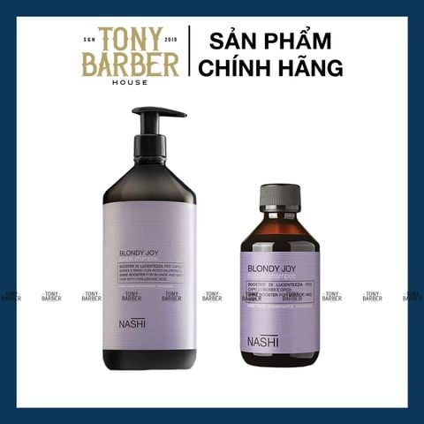 Dầu Gội Tím Khử Vàng Nashi Argan Blondy Joy