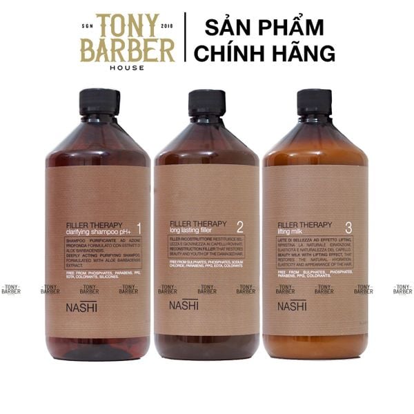 Bộ sản phẩm phục hồi 3 bước Nashi Argan Therapy