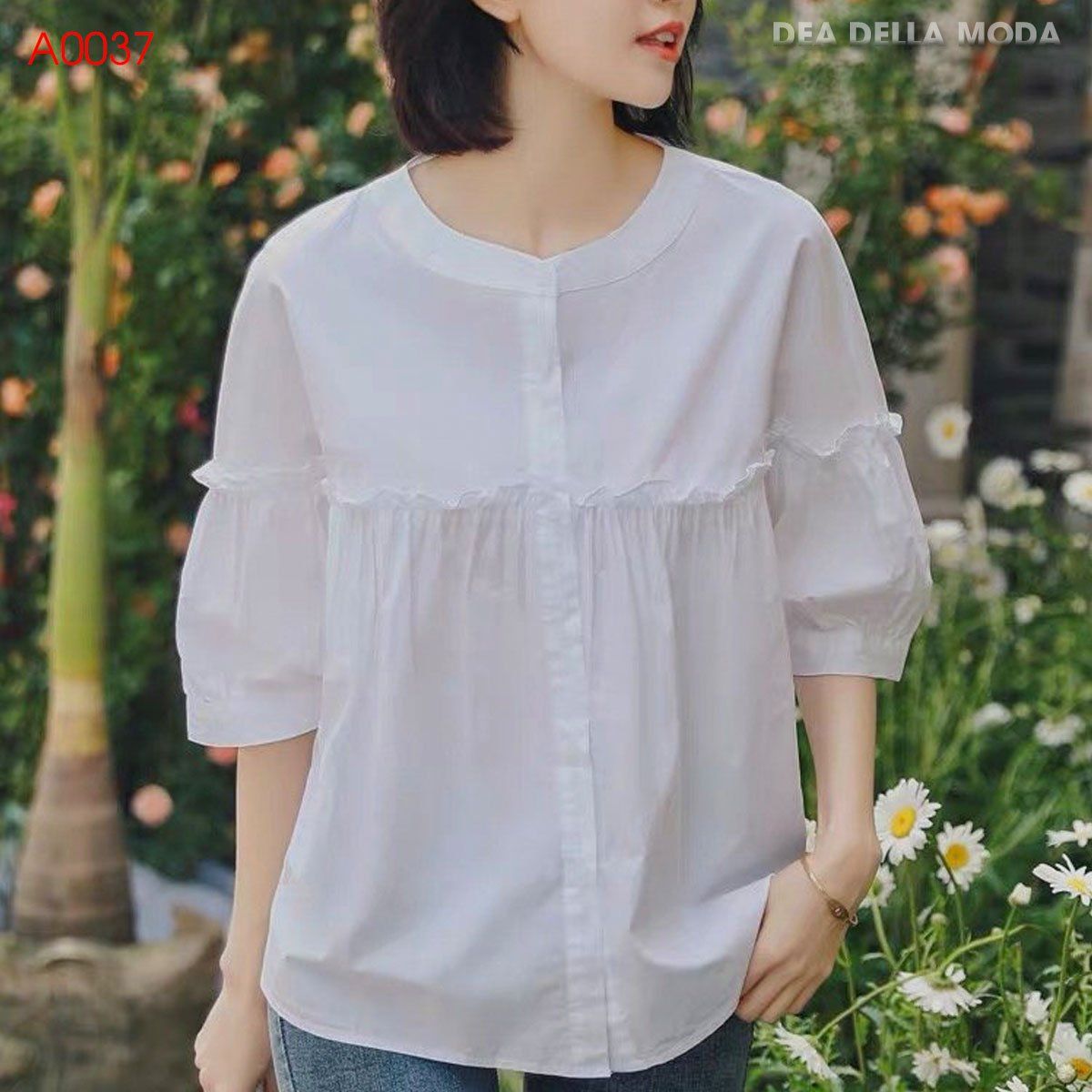 Áo sơ mi nữ cổ trụ tay lỡ trẻ trung chất liện linen mềm mát thời trang  phong cách trẻ  HolCim  Kênh Xây Dựng Và Nội Thất