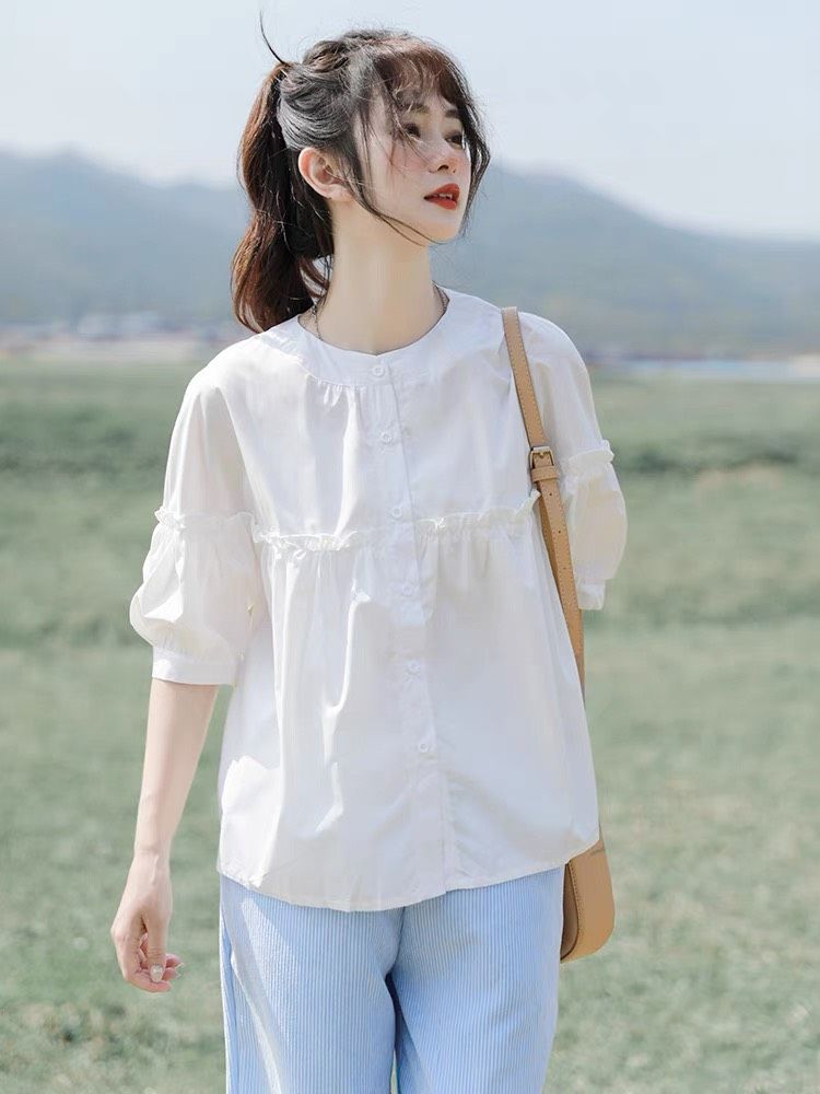 Áo sơ mi nữ tay dài basic  Thời Trang F2  Chuyên Linen Cao Cấp