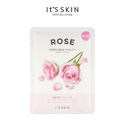  Mặt nạ dưỡng da se khít lỗ chân lông It's Skin The Fresh Mask Sheet Rose 