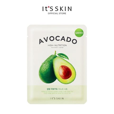  Mặt nạ dưỡng ẩm It's Skin The Fresh Mask Sheet Avocado 