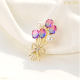  Trâm cài áo bong bóng pha lê 