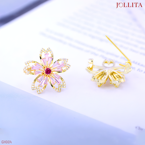  Ghim cài áo Hoa anh đào thanh lịch 