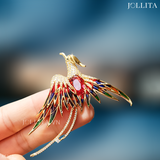  Trâm cài áo phượng hoàng lửa sang trọng 