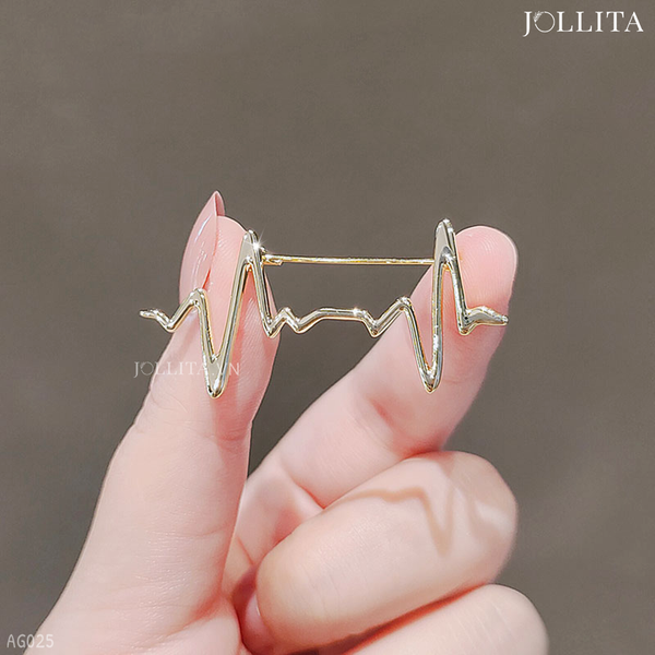  Ghim cài áo điện tim đồ đơn giản tinh tế 