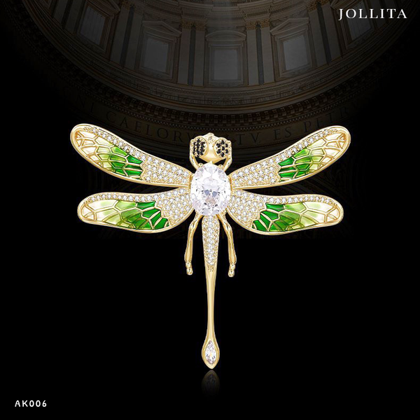  Trâm cài áo chuồn chuồn cá tính sang trọng 